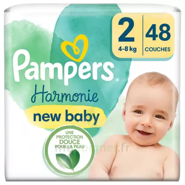 Pampers Harmonie Couche T2 Paquet/48